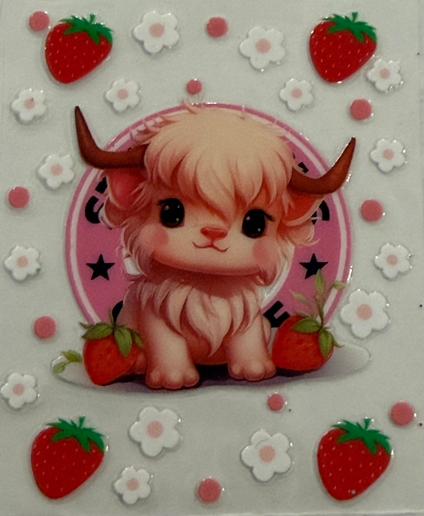Sanitizer Wrap -Strawberry Cow