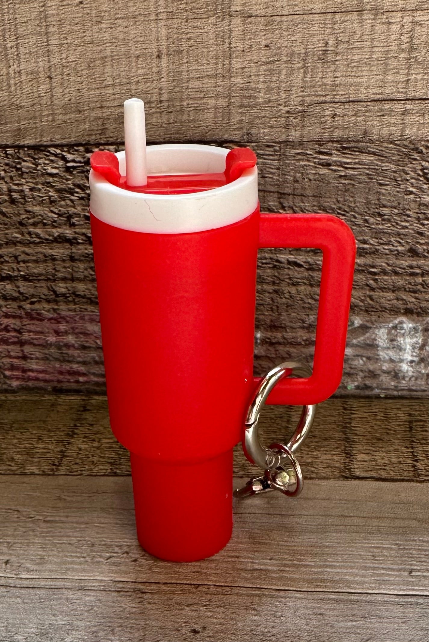 Mini Stanley Keychain # Red