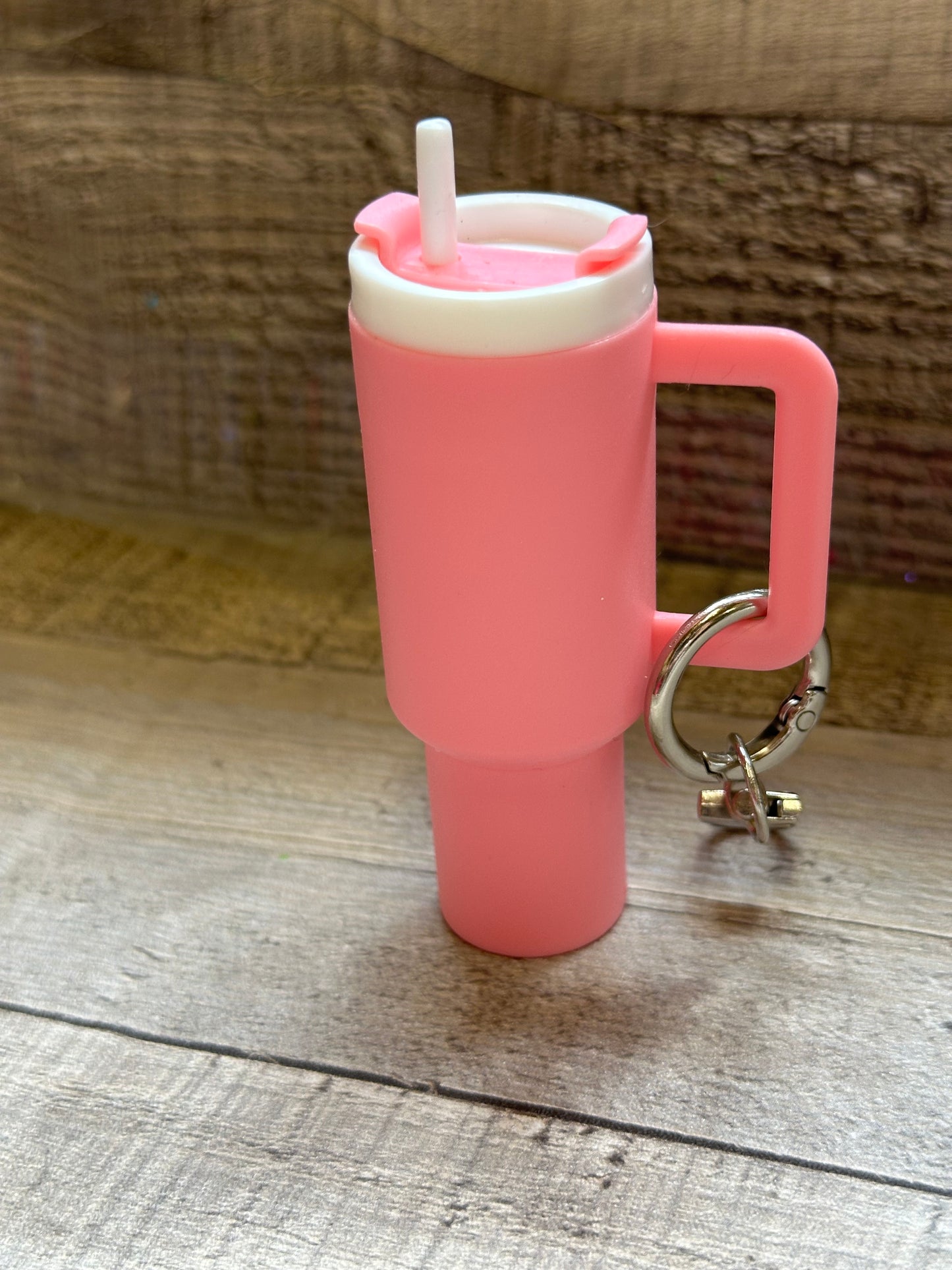 Stanley Cup Key Chain - Light Pink