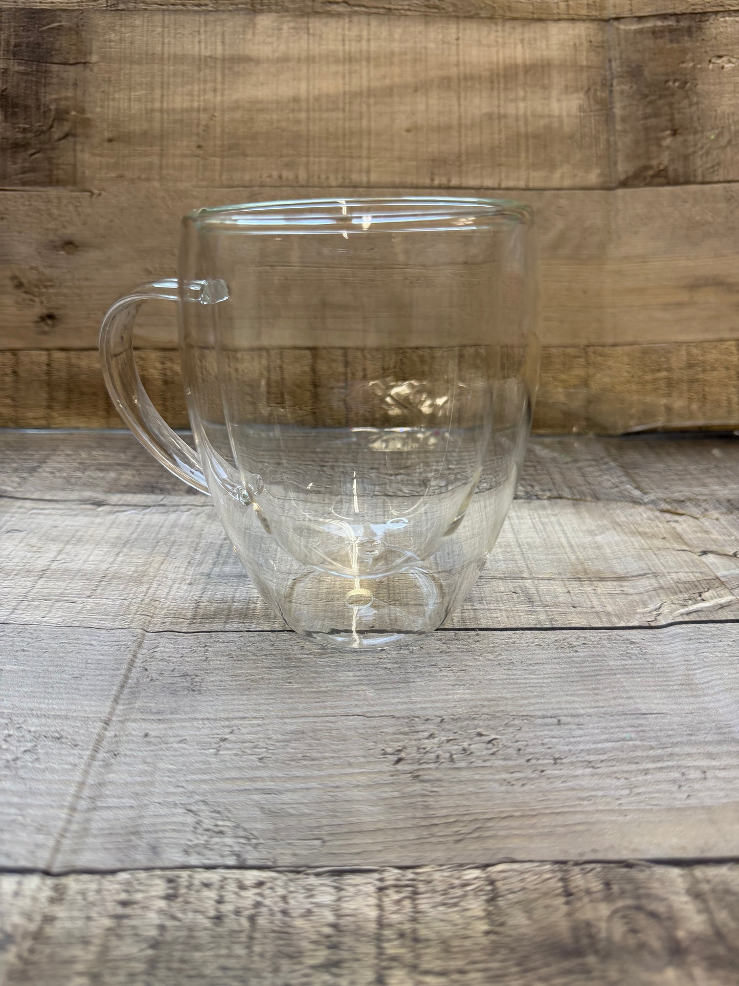 12 oz Glass Coffee Mug