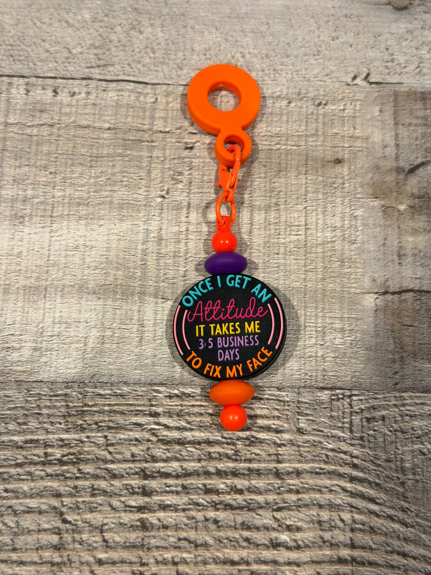 Attitude Straw Charm
