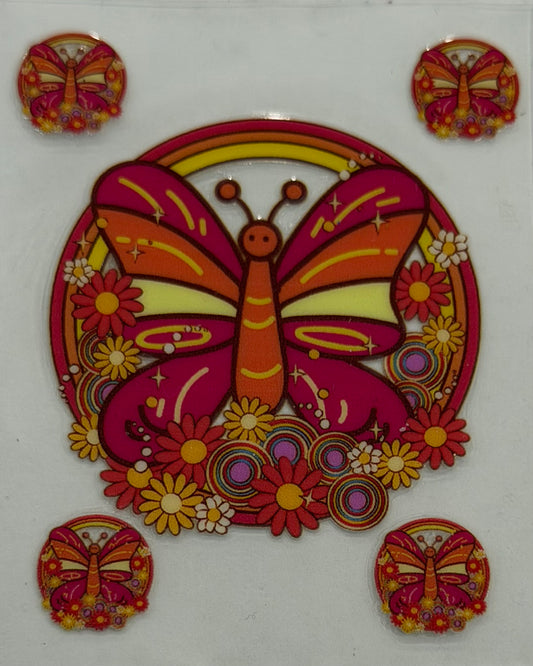 Sanitizer Wrap - Groovy Butterfly