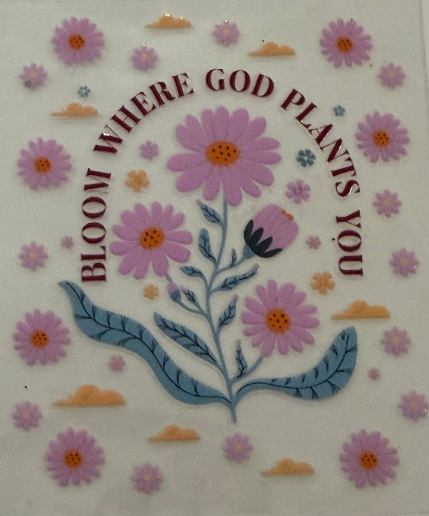 Sanitizer Wrap - Bloom Where God Plants You