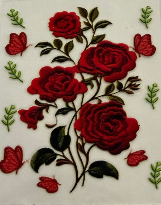 Sanitizer Wrap - Red Roses