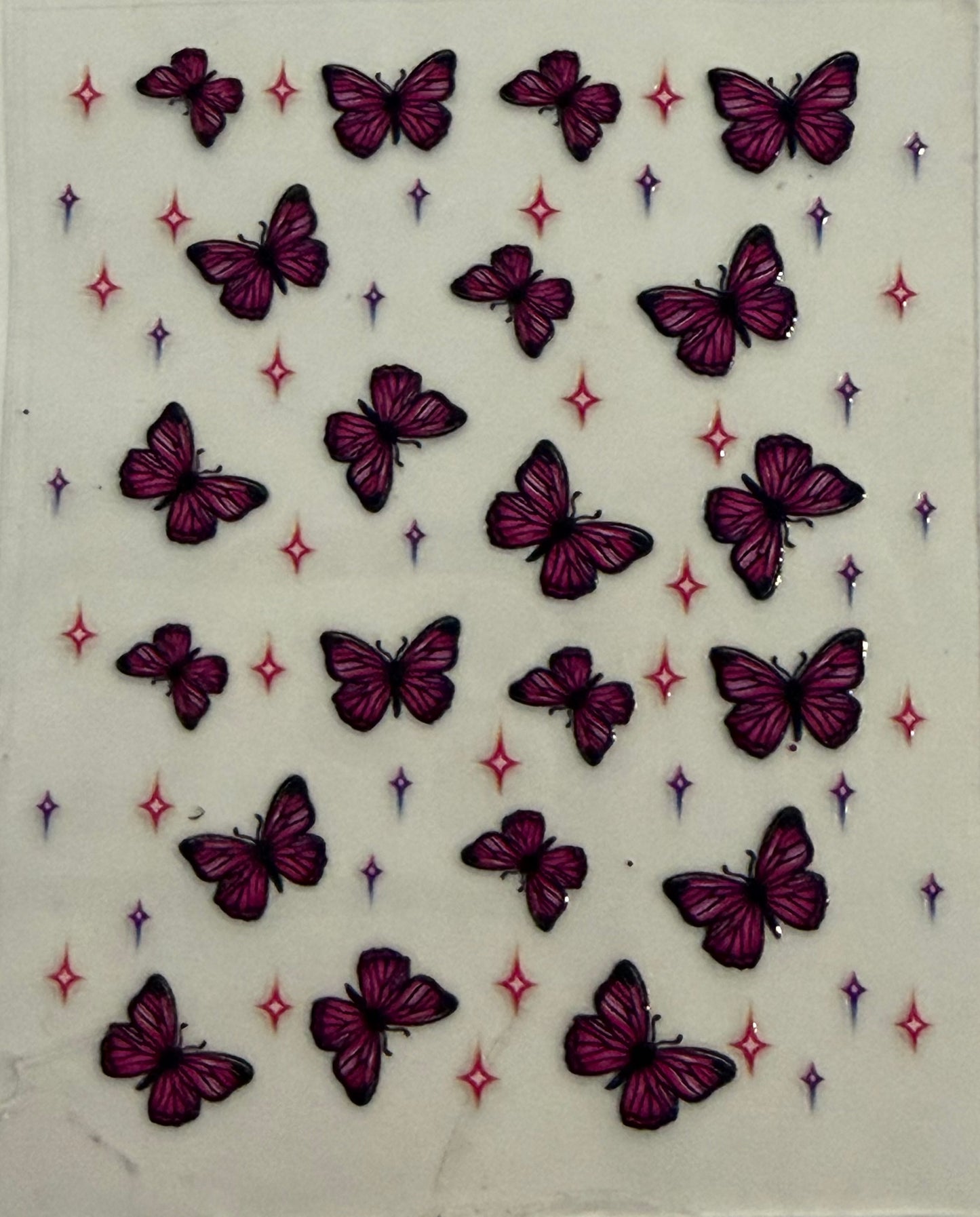 Sanitizer Wrap - Purple Butterfly