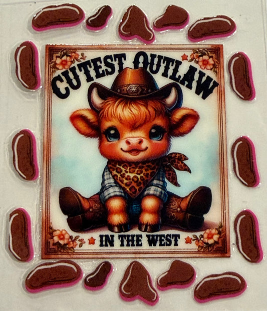 Sanitizer Wrap -Outlaw Cow