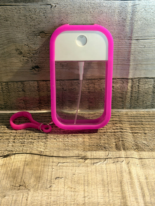 Sanitizer Bottle - Hot Pink
