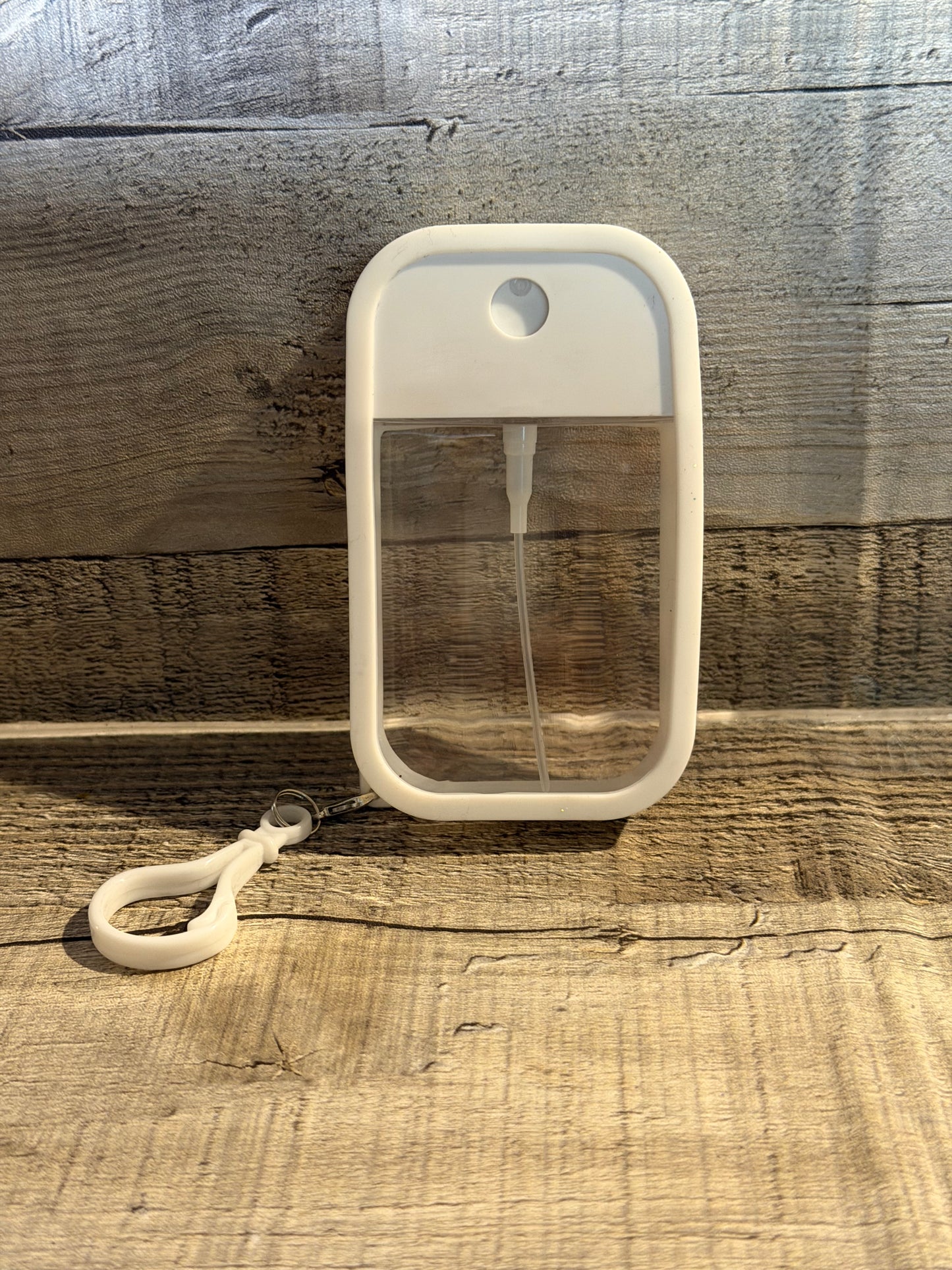 Sanitizer Bottle - White