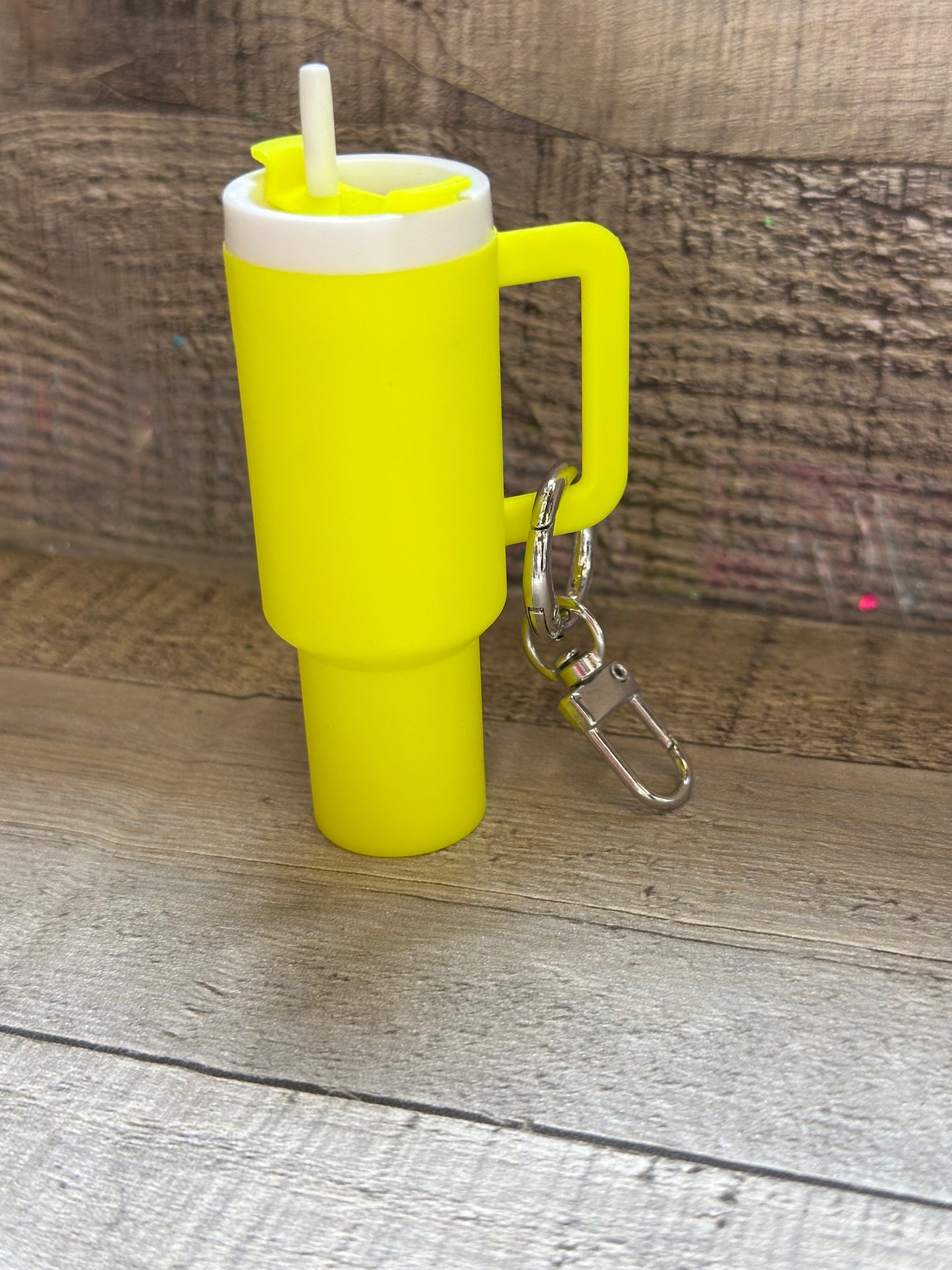 Mini Stanley Keychain # Yellow