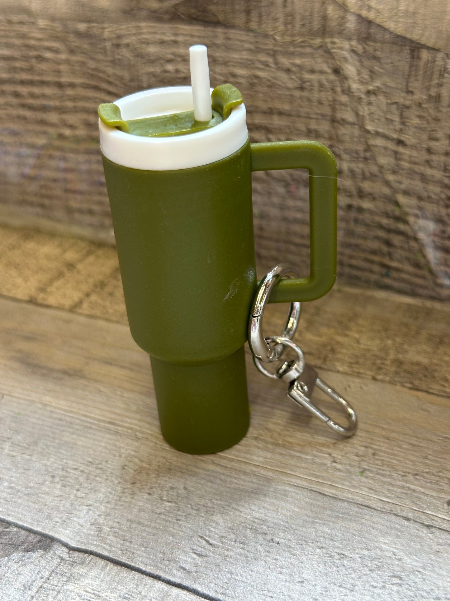 Mini Stanley Keychain #Olive Green