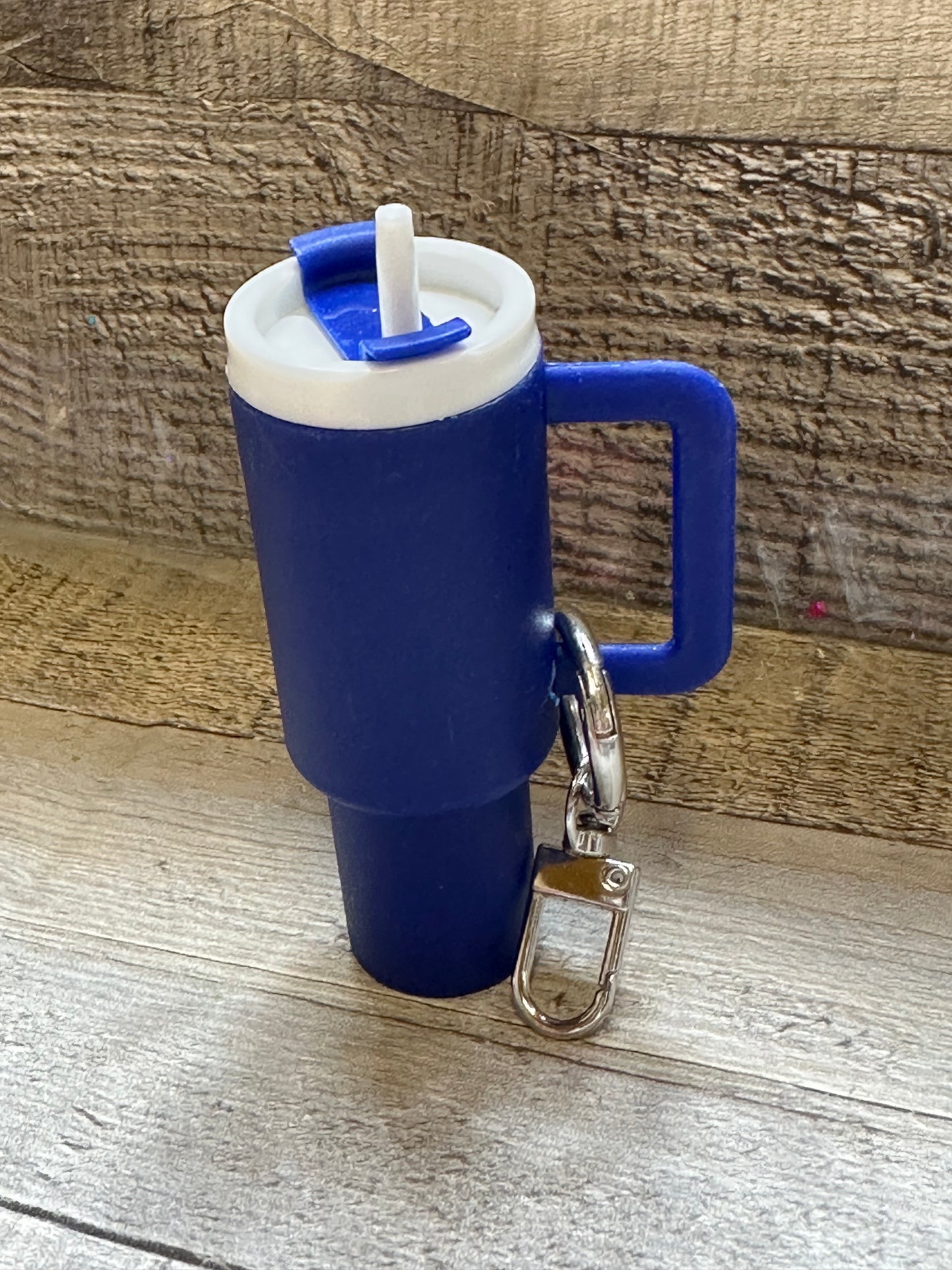 Mini Stanley Keychain # Dark Blue