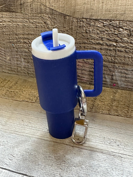 Mini Stanley Keychain # Dark Blue
