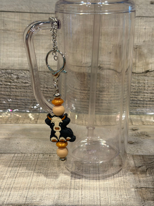 Brown Cow Handle Charm