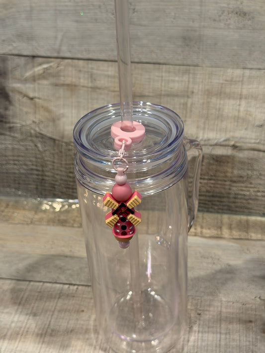 Windmill Straw Charm