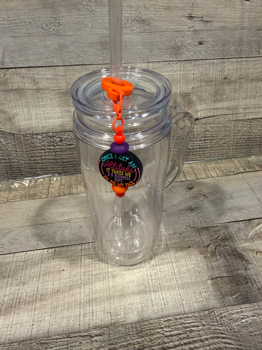 Attitude Straw Charm