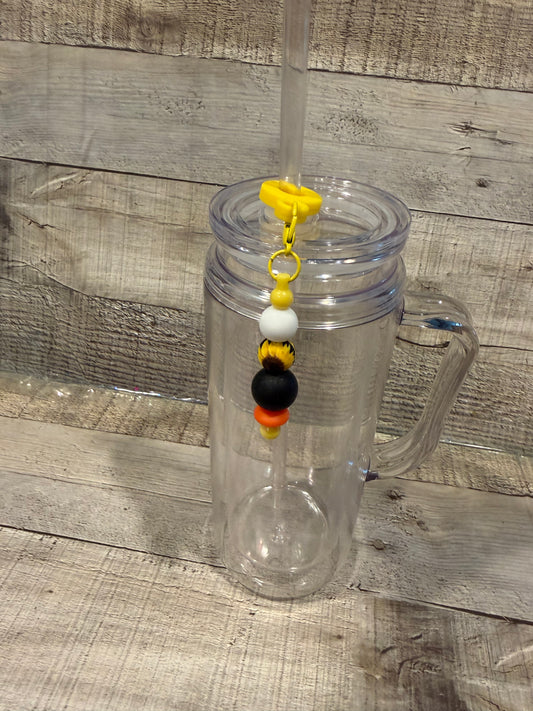 Sunflower Straw Charm