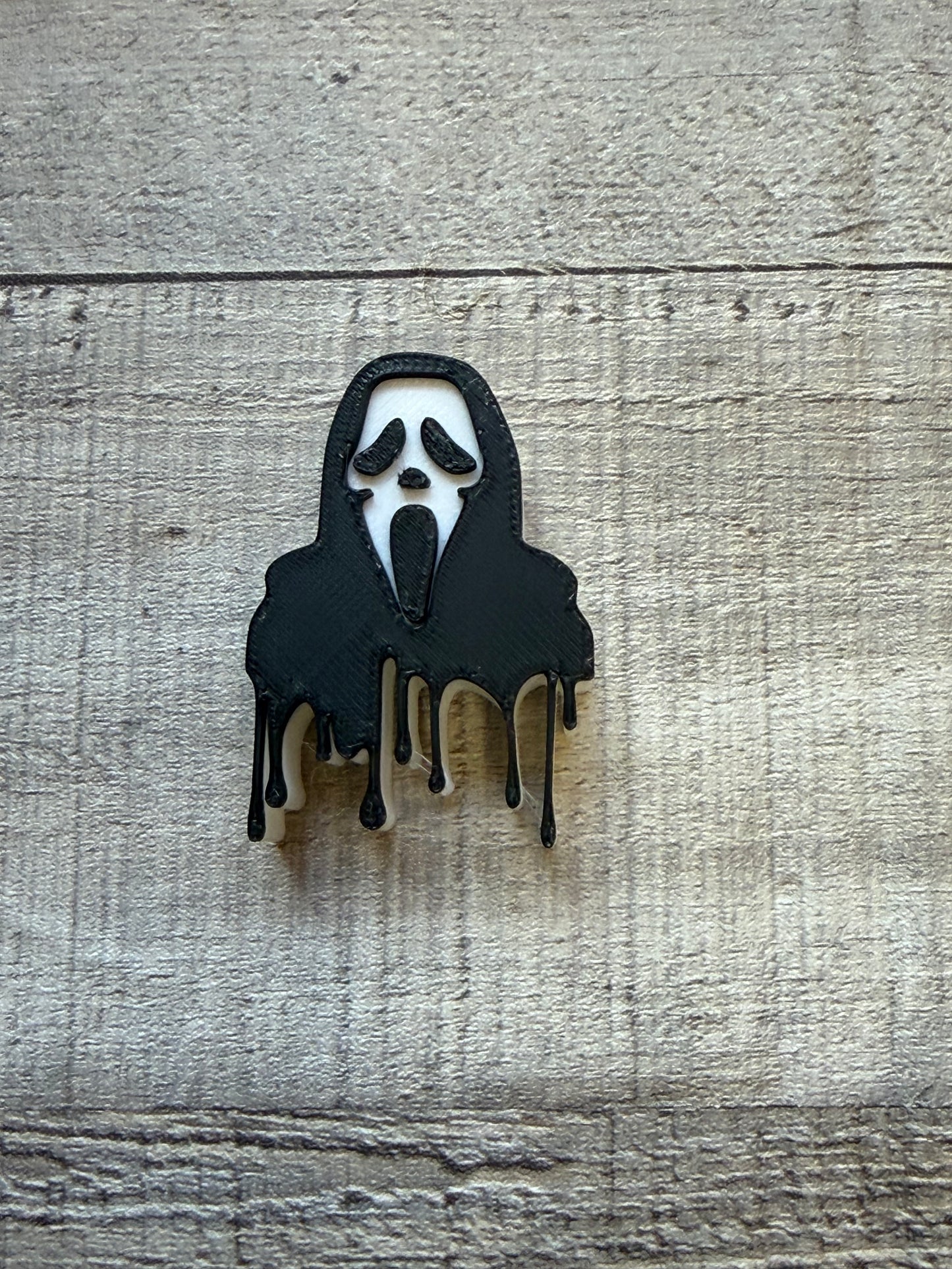 Ghost Face Straw Topper