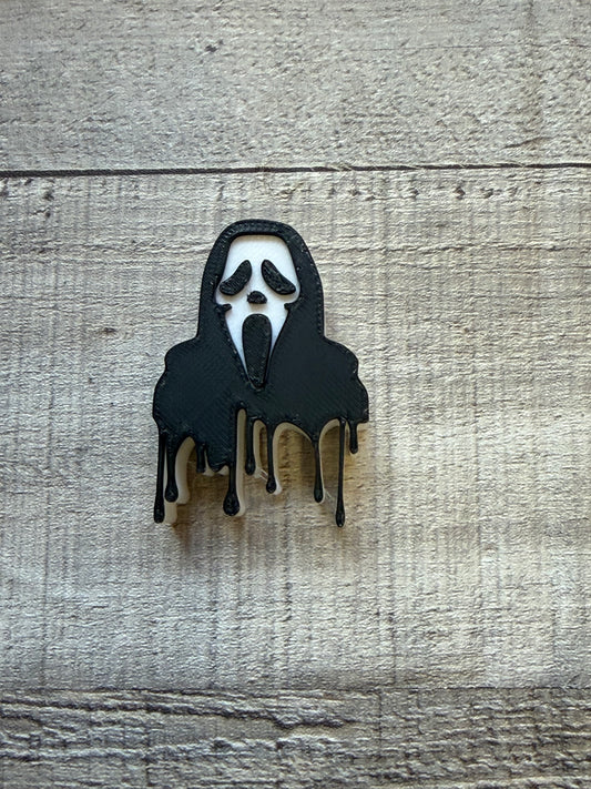 Ghost Face Straw Topper