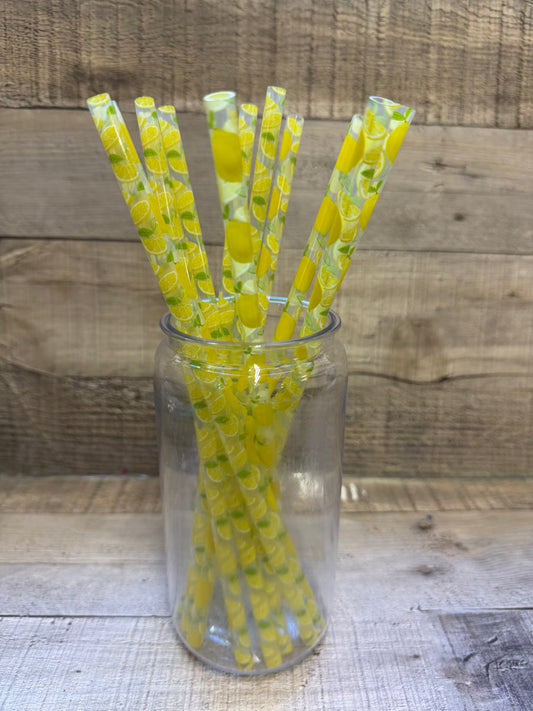 Straw-Lemon